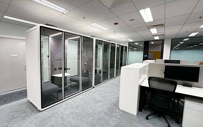 Latest company case about Airport Projects-Creating Quiet Spaces for Efficient Collaboration