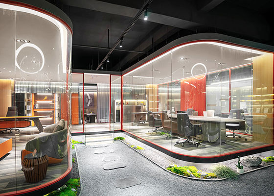 Maximizes Natural Light Penetration Glass Partition Wall Luxury Appeal Partition Wall