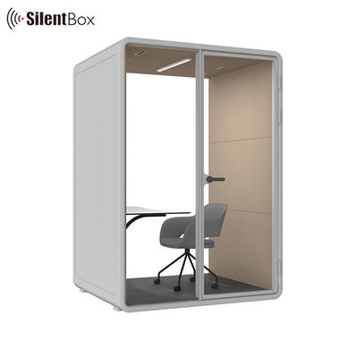 Modern Steel Frame Silent Booth with Modular Design and 2 Years Warranty for Private Meetings