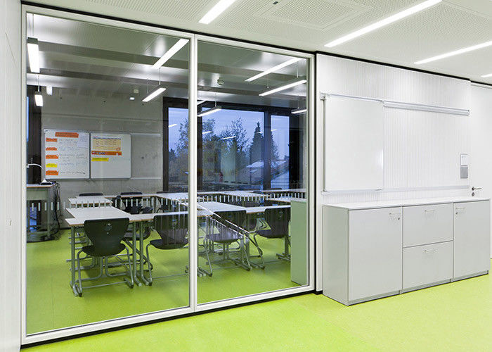 Glawall Building Material double glass partition wall Advantages Aluminum profile steel keel Durability Safety