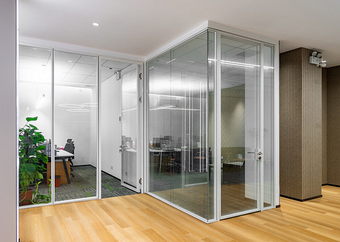 Demountable Glass Partition Wall Easy Installation Every Design Single Double Glass
