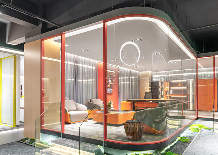 Aesthetic partition wall details customized Sound Proof Office Partition Panels