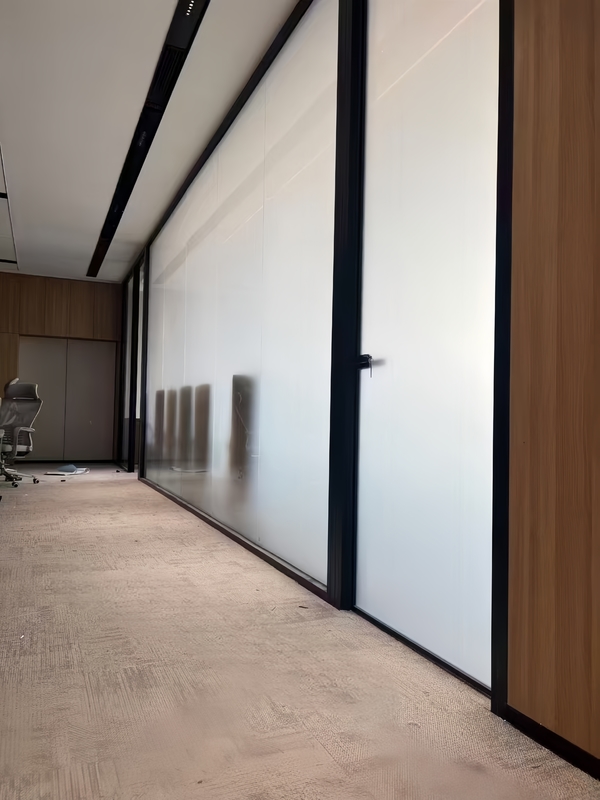 PDLC partition wall smart glass dimming glass VS stick smart film different Principle