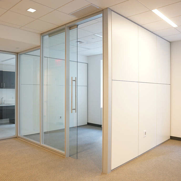 Soundproof Freestanding Glass Partition Glass Room Dividers Walls for Uk