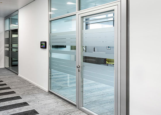 Frosted Film On Partition Wall Privacy Space Soundproof Office Meeting Room More Beautiful