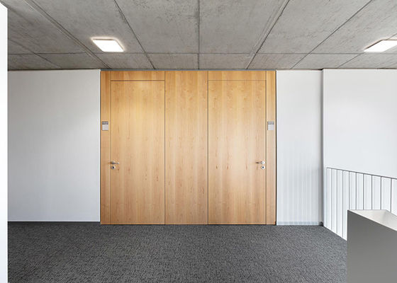 Solid Wall Partition Acoustic Felt 45db+- Reduce Noise Steel Panel Melamine Board White Color