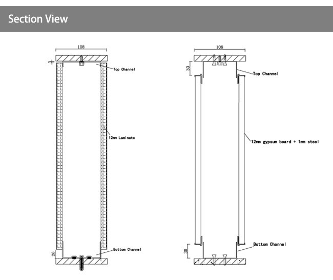 Slim Hidden Frame Aluminum Partition Wall Glass Office Partition ...